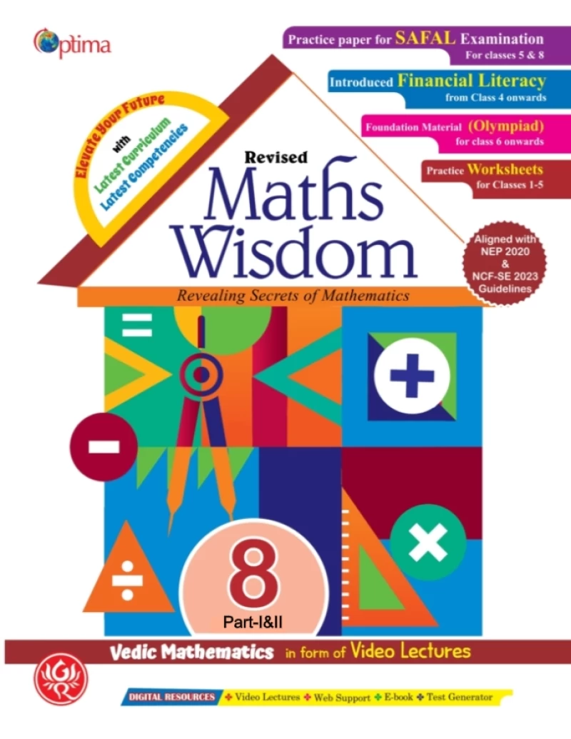 Revised Maths Wisdom-8 (New Syllabus)