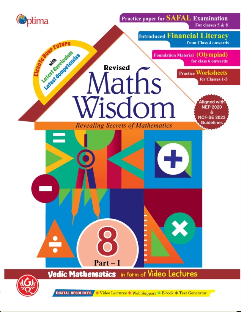 Revised Maths Wisdom-8 (New Syllabus)